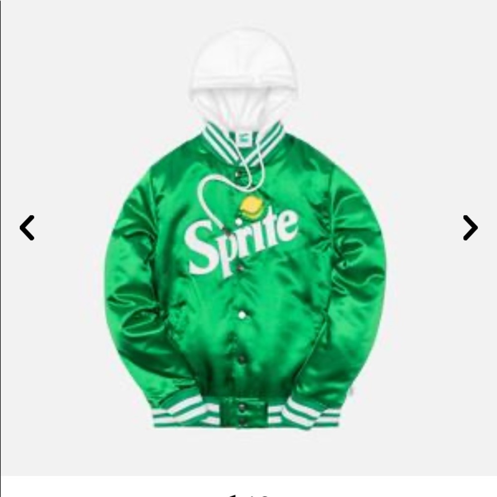 Kith x Sprite Varsity Jacket Green